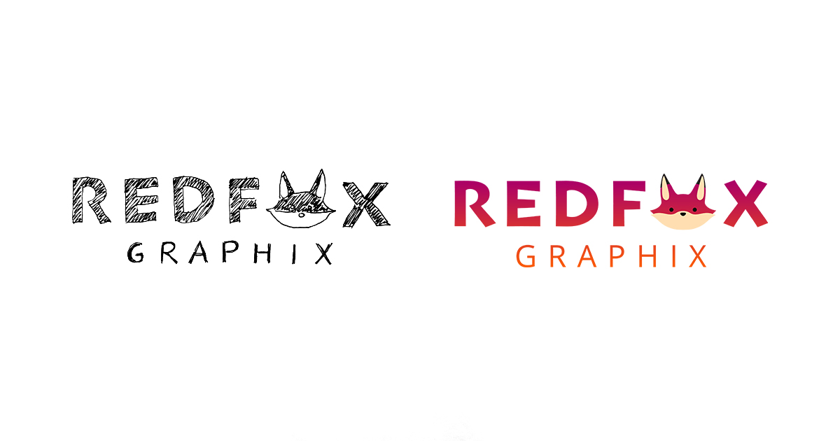 Red Fox Graphix logo sketch