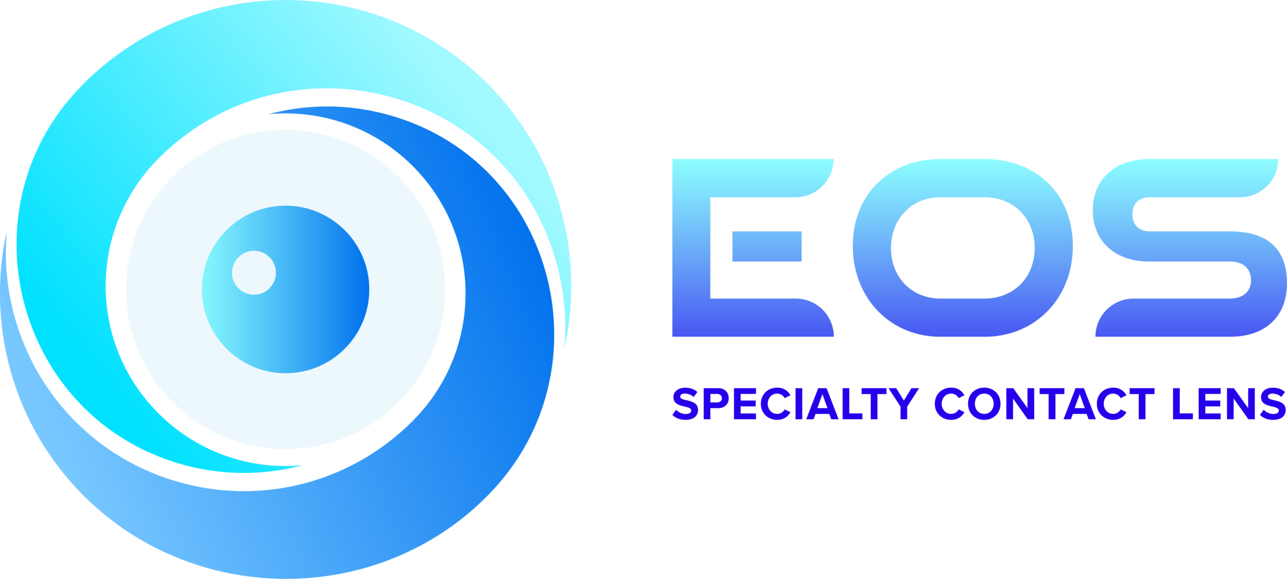 EOS logo color blue horizonal